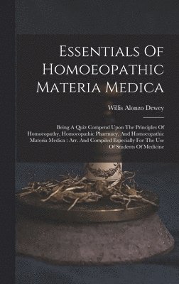 Essentials Of Homoeopathic Materia Medica 1