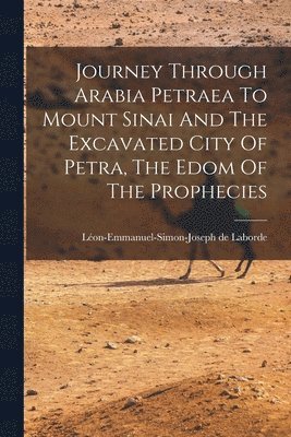 Léon-Emmanuel-Simon-Joseph de Laborde - Journey Through Arabia Petraea To Mount Sinai And The Excavated City Of Petra, The Edom Of The Prophecies, Häftad