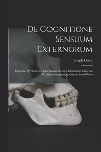 bokomslag De Cognitione Sensuum Externorum