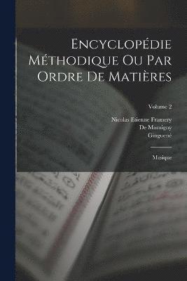 bokomslag Encyclopdie Mthodique Ou Par Ordre De Matires