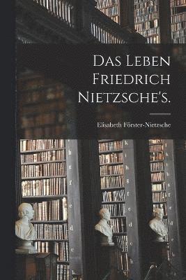 Elisabeth Förster-Nietzsche - Leben Friedrich Nietzsche's., Häftad