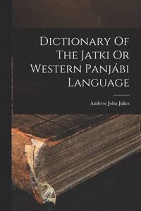 bokomslag Dictionary Of The Jatki Or Western Panjbi Language