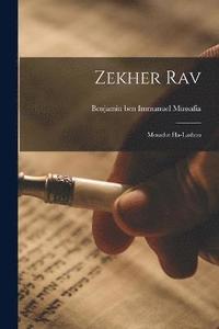 bokomslag Zekher Rav