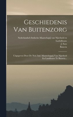 bokomslag Geschiedenis Van Buitenzorg