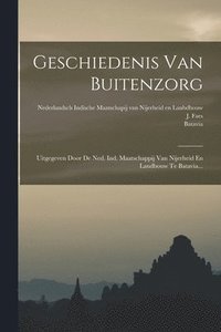 bokomslag Geschiedenis Van Buitenzorg