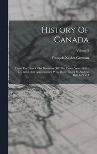 bokomslag History Of Canada