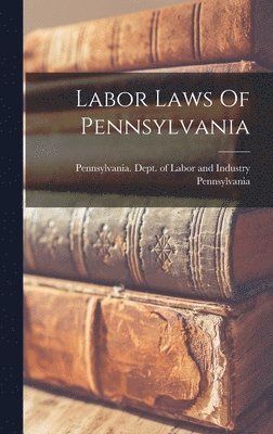 bokomslag Labor Laws Of Pennsylvania