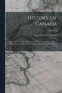 bokomslag History Of Canada