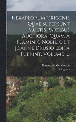 bokomslag Hexaplorum Origenis Quae Supersunt Multis Partibus Auctiora, Quàm A Flaminio Nobilio Et Joanne Drusio Edita Fuerint, Volume 1...