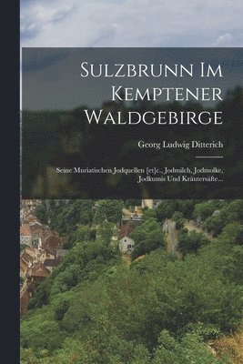 bokomslag Sulzbrunn Im Kemptener Waldgebirge