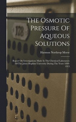 Osmotic Pressure Of Aqueous Solutions