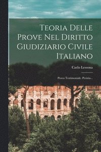 bokomslag Teoria Delle Prove Nel Diritto Giudiziario Civile Italiano