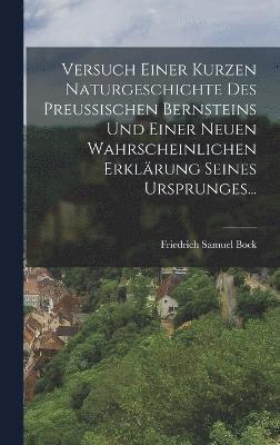 Friedrich Samuel Bock - Versuch Einer Kurzen Naturgeschichte Des Preußischen Bernsteins Und Einer Neuen Wahrscheinlichen Erklärung Seines Ursprunges..., Inbunden