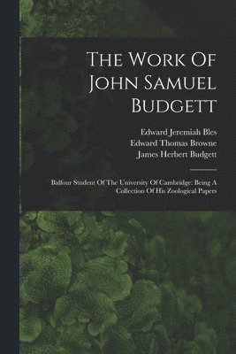 bokomslag The Work Of John Samuel Budgett