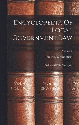 bokomslag Encyclopedia Of Local Government Law