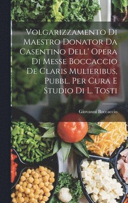 bokomslag Volgarizzamento Di Maestro Donator Da Casentino Dell' Opera Di Messe Boccaccio De Claris Mulieribus, Pubbl. Per Cura E Studio Di L. Tosti