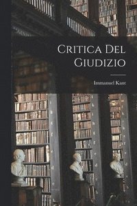 bokomslag Critica Del Giudizio