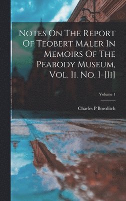 bokomslag Notes On The Report Of Teobert Maler In Memoirs Of The Peabody Museum, Vol. Ii. No. I-[ii]; Volume 1