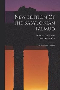 bokomslag New Edition Of The Babylonian Talmud