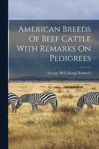 bokomslag American Breeds Of Beef Cattle With Remarks On Pedigrees