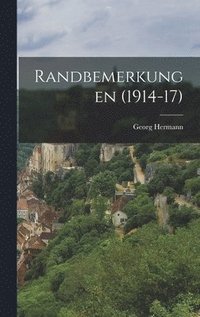bokomslag Randbemerkungen (1914-17)