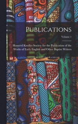 Publications; Volume 1 1