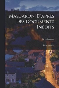 bokomslag Mascaron, D'aprs Des Documents Indits