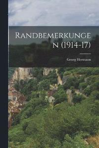 bokomslag Randbemerkungen (1914-17)