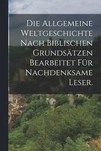 bokomslag Die allgemeine Weltgeschichte nach biblischen Grundstzen Bearbeitet fr nachdenksame Leser.