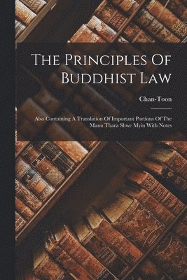 bokomslag Principles Of Buddhist Law