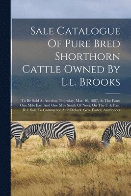 Sale Catalogue Of Pure Bred Shorthorn Cattle Owned By L.l. Brooks 1