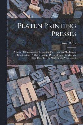 Platen Printing Presses 1