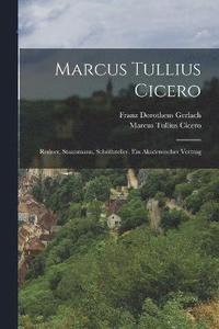 bokomslag Marcus Tullius Cicero