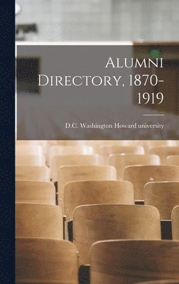 bokomslag Alumni Directory, 1870-1919