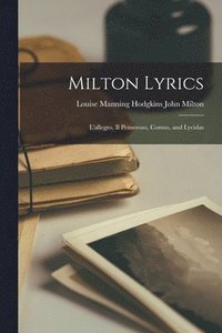bokomslag Milton Lyrics