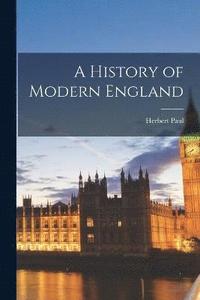 bokomslag A History of Modern England