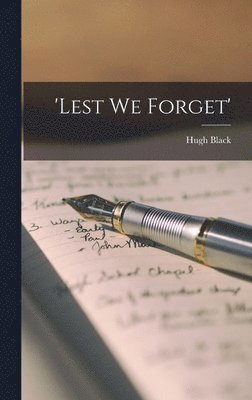 'Lest We Forget' 1