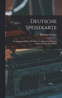 bokomslag Deutsche Speisekarte
