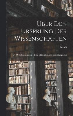 bokomslag ber den Ursprung der Wissenschaften