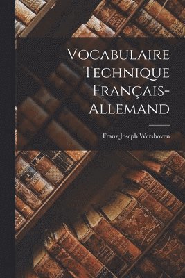 Vocabulaire Technique Franais-Allemand 1