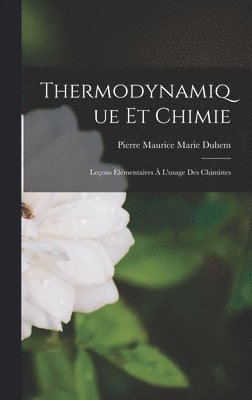 Thermodynamique Et Chimie 1