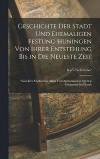 bokomslag Geschichte Der Stadt Und Ehemaligen Festung Hningen Von Ihrer Entstehung Bis in Die Neueste Zeit