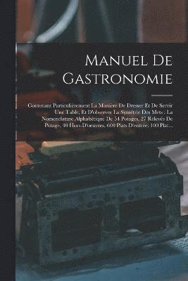 Manuel De Gastronomie 1