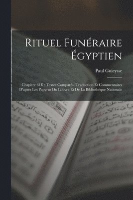bokomslag Rituel Funraire gyptien