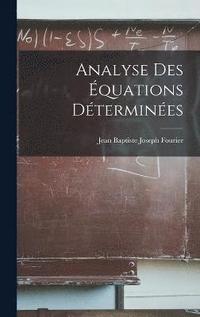 bokomslag Analyse Des quations Dtermines