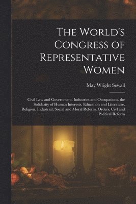bokomslag World's Congress of Representative Women