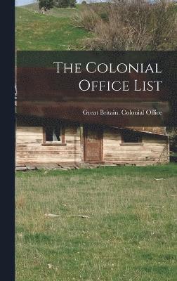 bokomslag Colonial Office List