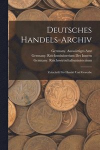 bokomslag Deutsches Handels-Archiv