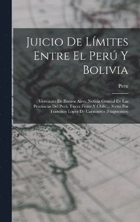 bokomslag Juicio De Lmites Entre El Per Y Bolivia