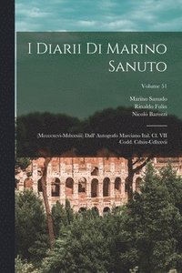 bokomslag I Diarii Di Marino Sanuto